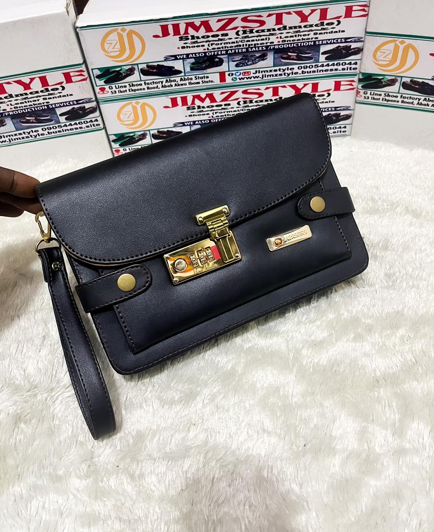 JimzVault Leather Clutch